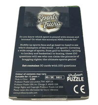 Professor Puzzle Mini Sports Trivia