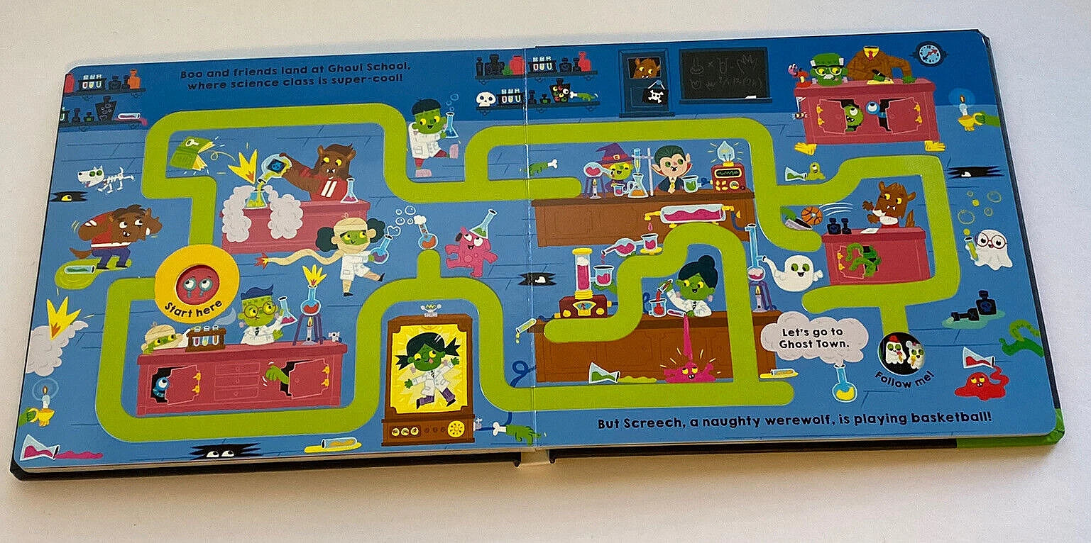 Maze Book Follow Me Halloween