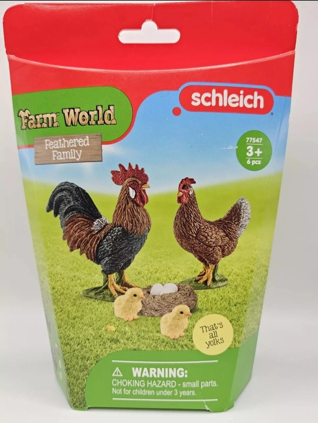 Schleich Farm World Fethered Family "That's All Yolks"