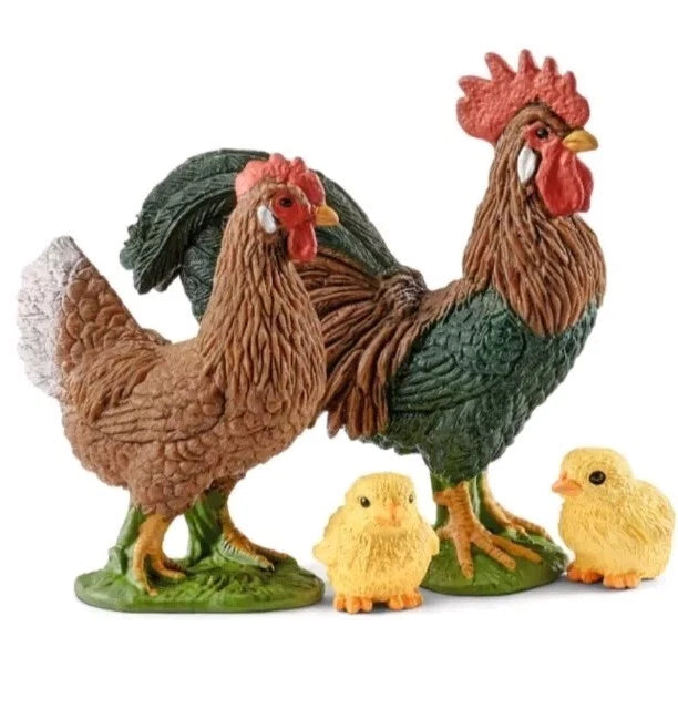 Schleich Farm World Fethered Family "That's All Yolks"