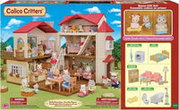 Calico Critters Red Roof Country Home Secret Attic Playroom Gift Set