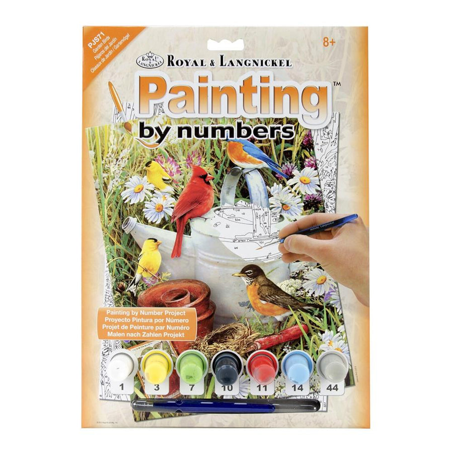 Royal & Langnickel Paint By Number Garden Birds