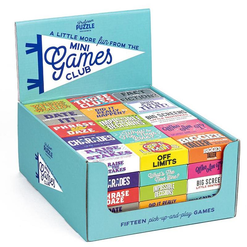 Professor Puzzle Mini Games Club Assorted
