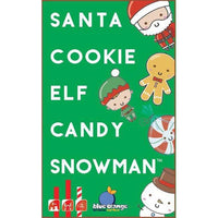 Blue Orange Santa Cookie Elf Candy Snowman