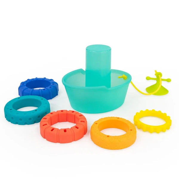 Sassy Baby Stackin' Ship Tub Toy 6mths+