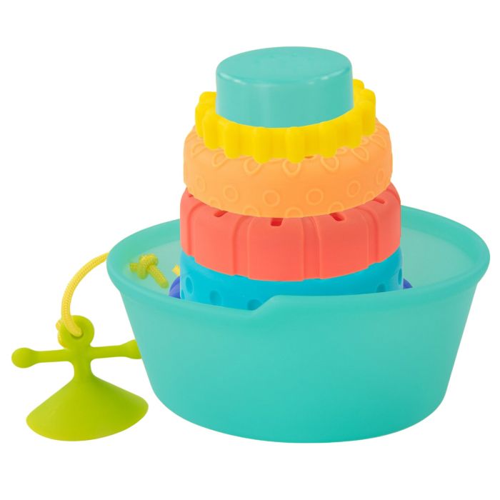 Sassy Baby Stackin' Ship Tub Toy 6mths+