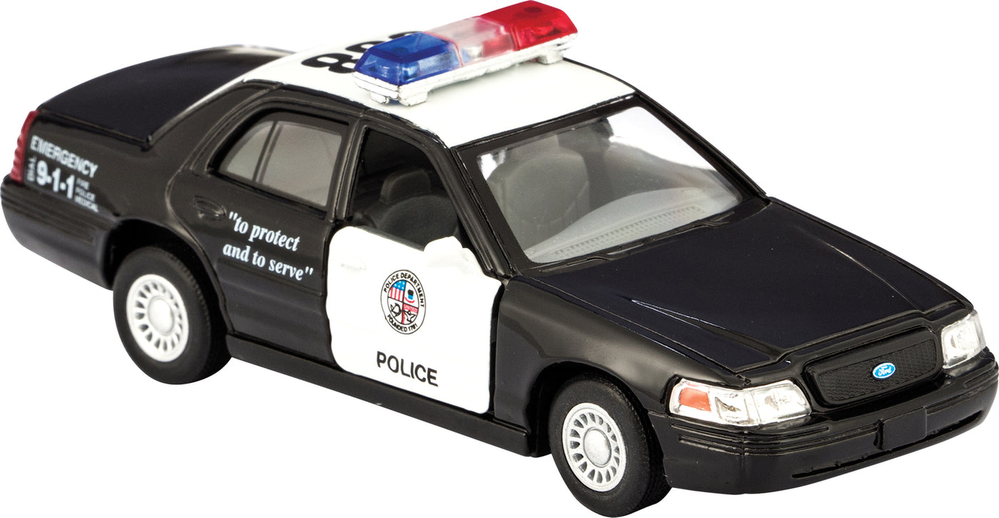 Die-Cast Police Pull Back