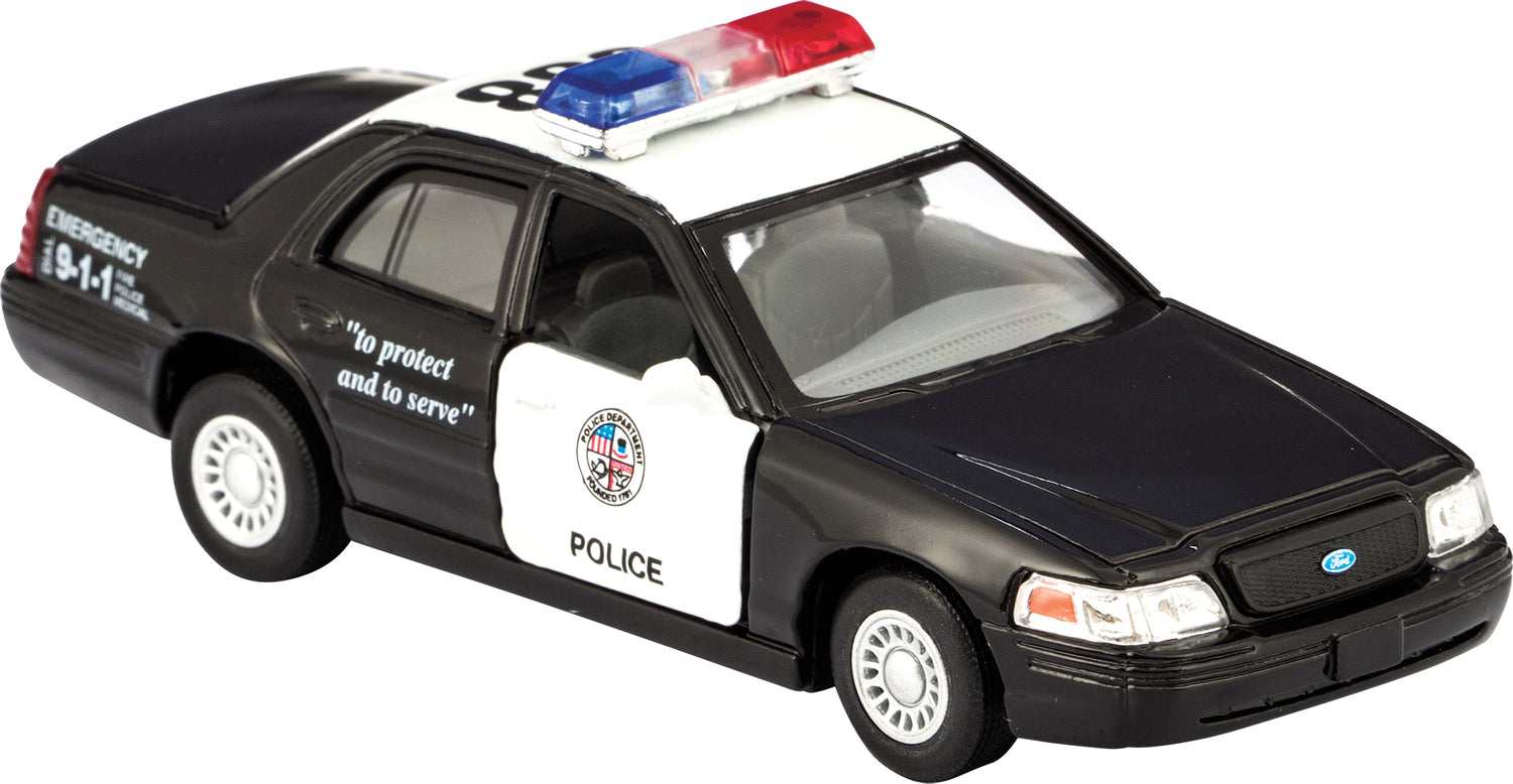 Die-Cast Police Pull Back
