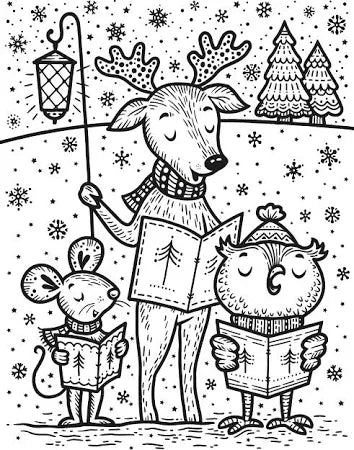 Usborne Magic Painting Christmas Cards - 10 Cards