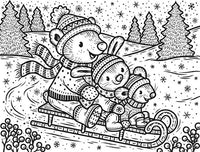 Usborne Magic Painting Christmas Cards - 10 Cards