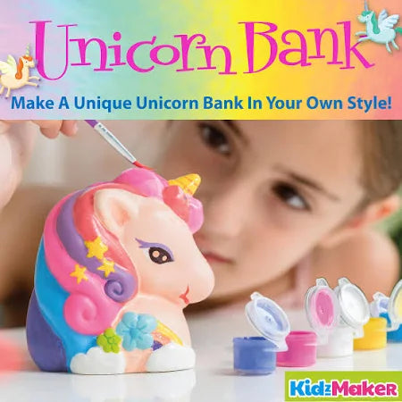 4M Glitter Unicorn Bank