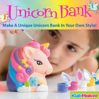4M Glitter Unicorn Bank
