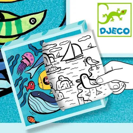 Djeco Ocean Colouring Activity