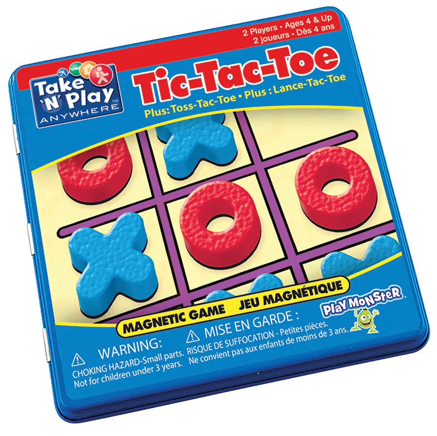 Play Monster Take N Play Tic Tac Toe Game Tin