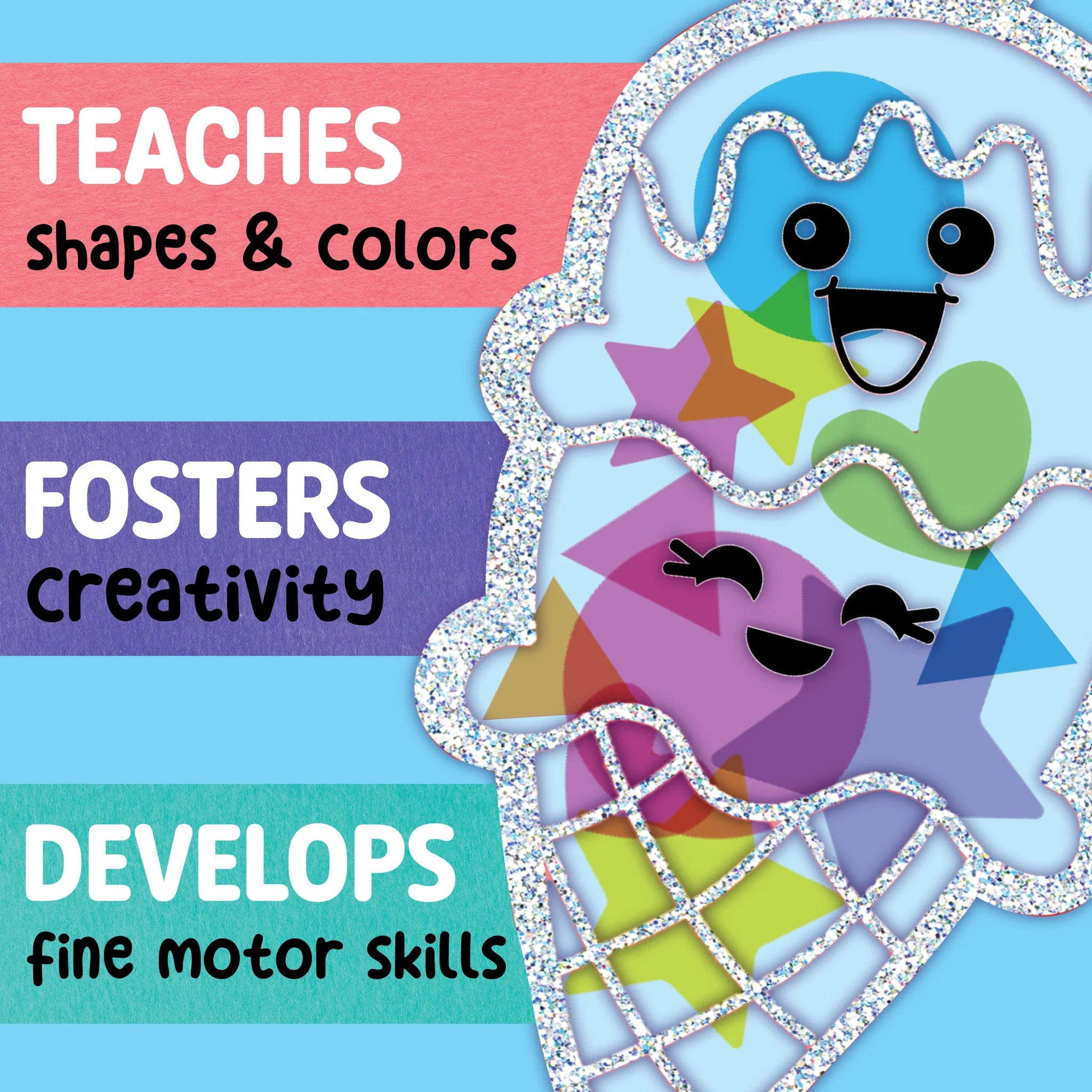 Creativity For Kids Sticker Suncatchers