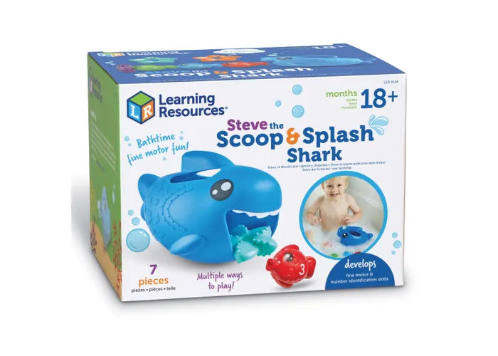 Learning Resourses Steve The Scoop & Splash Shark