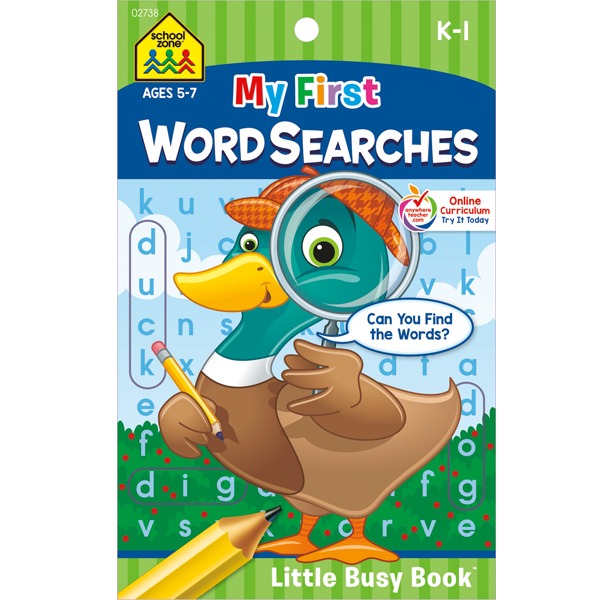 School Zone My First Word Searches