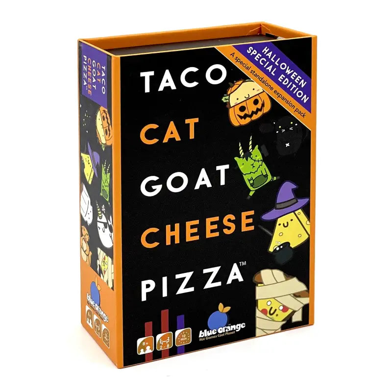 Blue Orange Halloween Edition:Taco Cat Goat Cheese Pizza