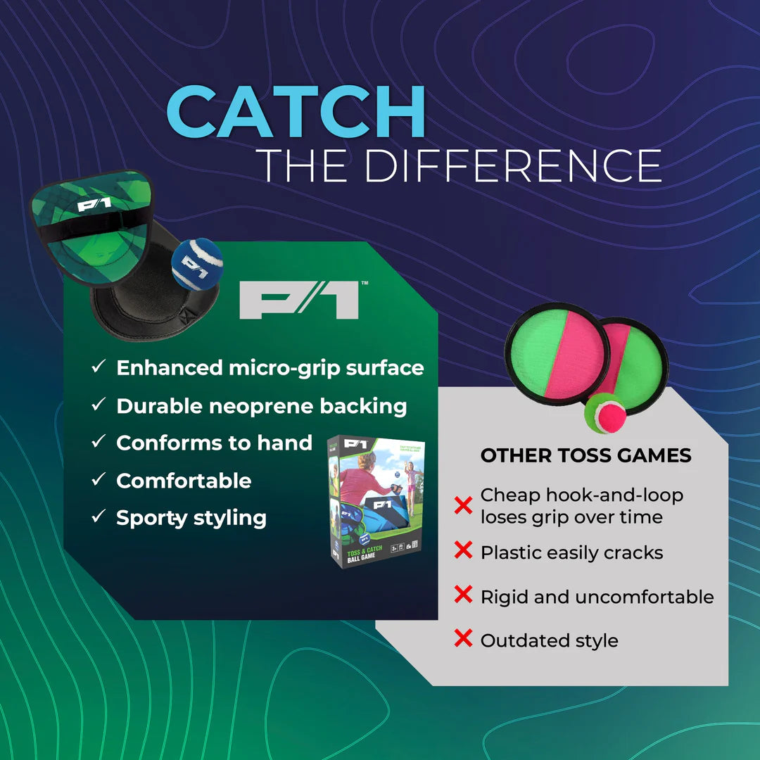 P1 By Hape Toss & Catch Ball Game