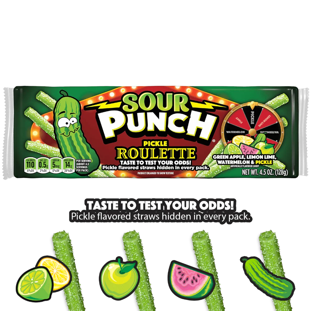 Sour Punch Pickle Roulette 4.5oz
