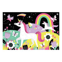 Mudpuppy Unicorns Glow In The Dark 100 Piece Puzzle