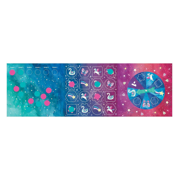 Mudpuppy Unicorn Magic 4-in-a-Row Magnetic Board Game