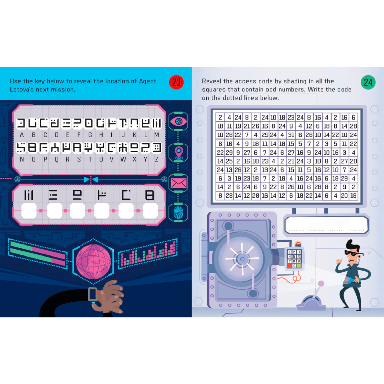 Usborne Minis Spy Secret Messages