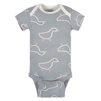 Gerber Duckling 5 Pack Short Sleeve Onsie 12 Months