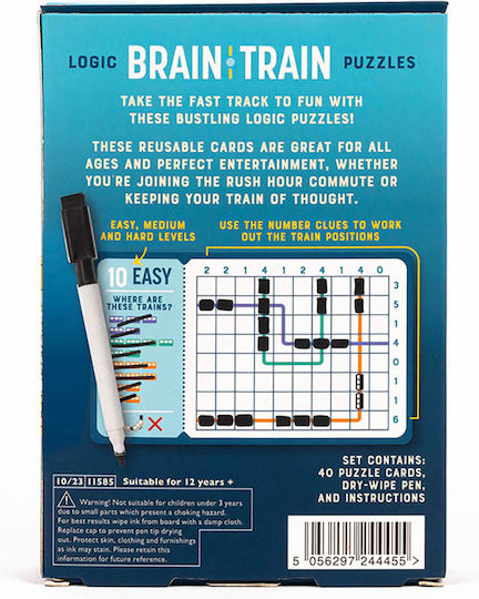 Professor Puzzle Brain Train Logic Puzzle